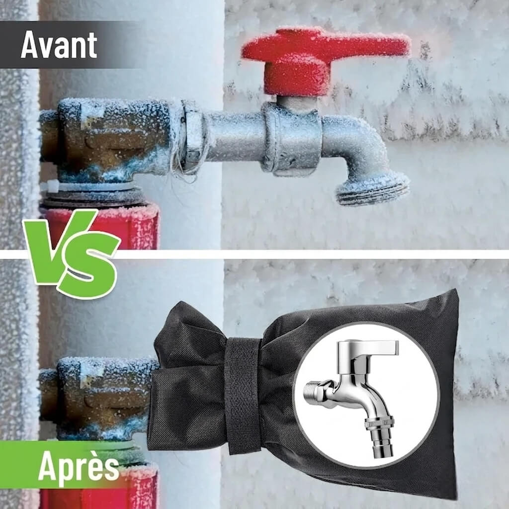 Housse isolante pour robinet extérieur