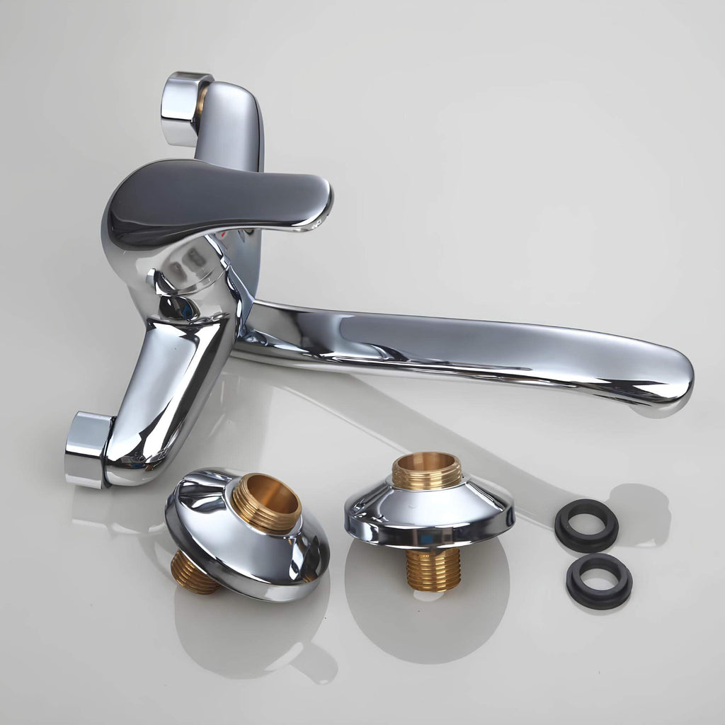 Robinet baignoire mural monocommande chrome
