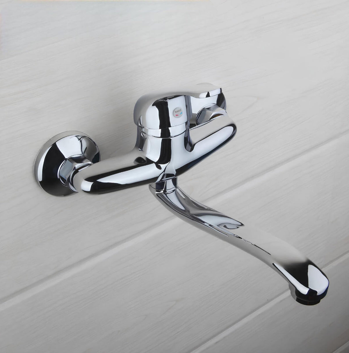 Robinet baignoire mural monocommande chrome