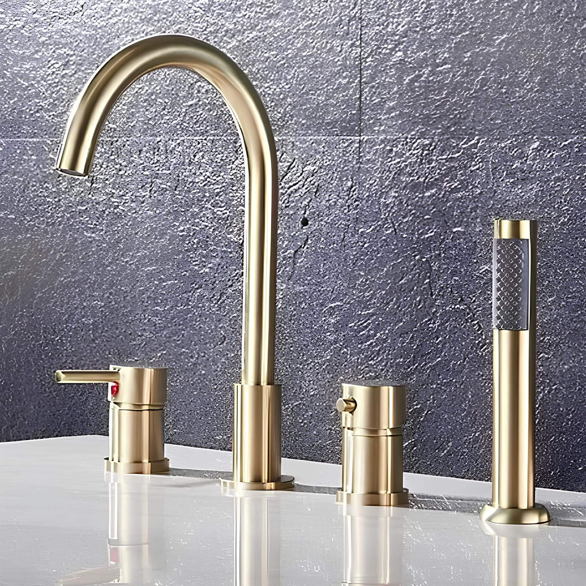 Robinet de baignoire avec douchette prestige