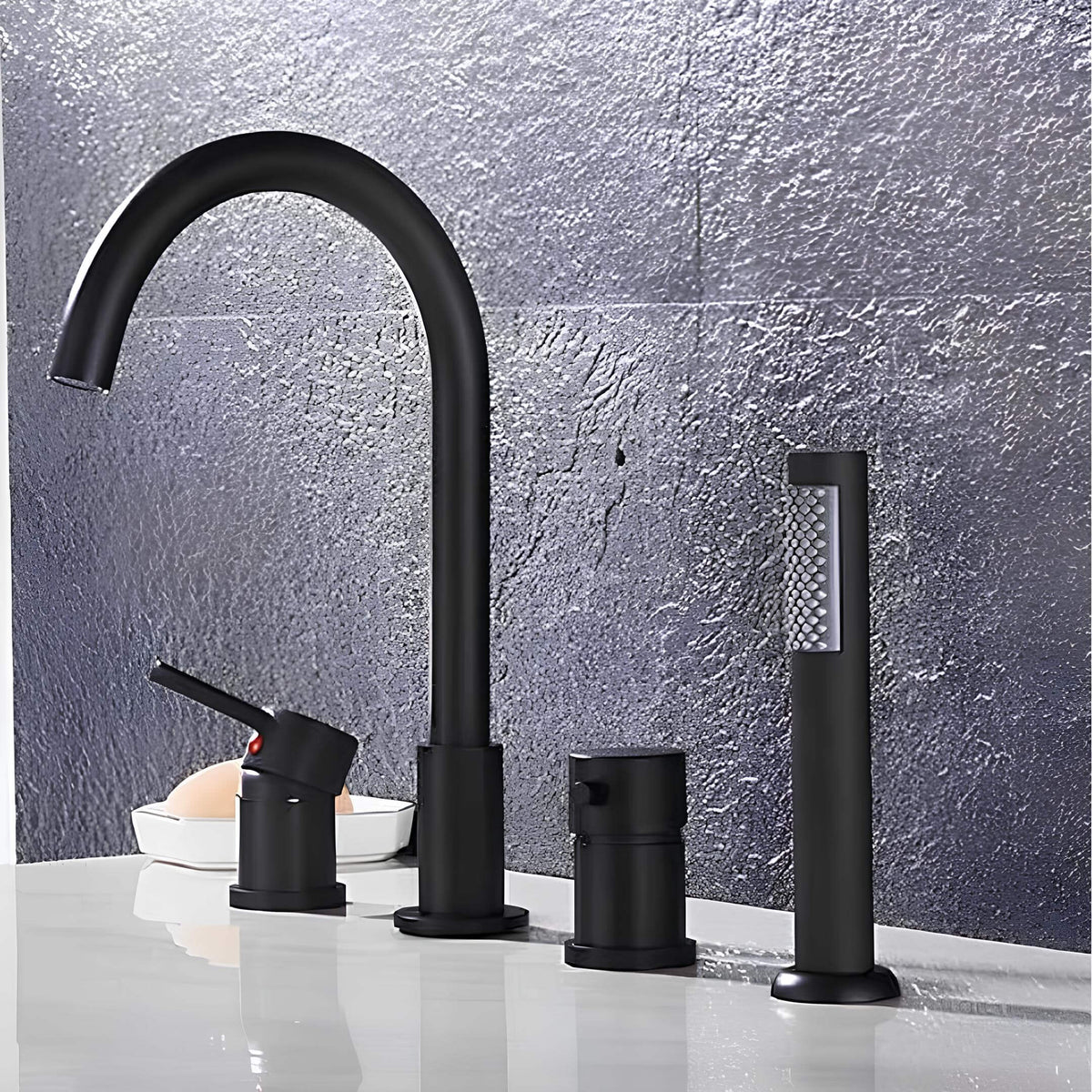 Robinet de baignoire avec douchette prestige