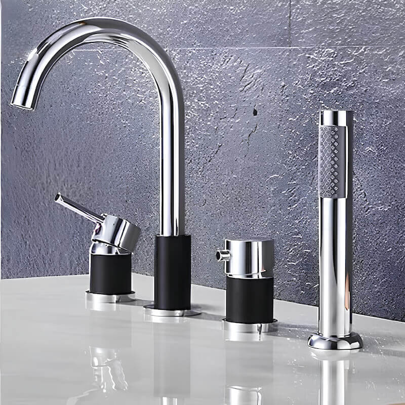 Robinet de baignoire avec douchette prestige