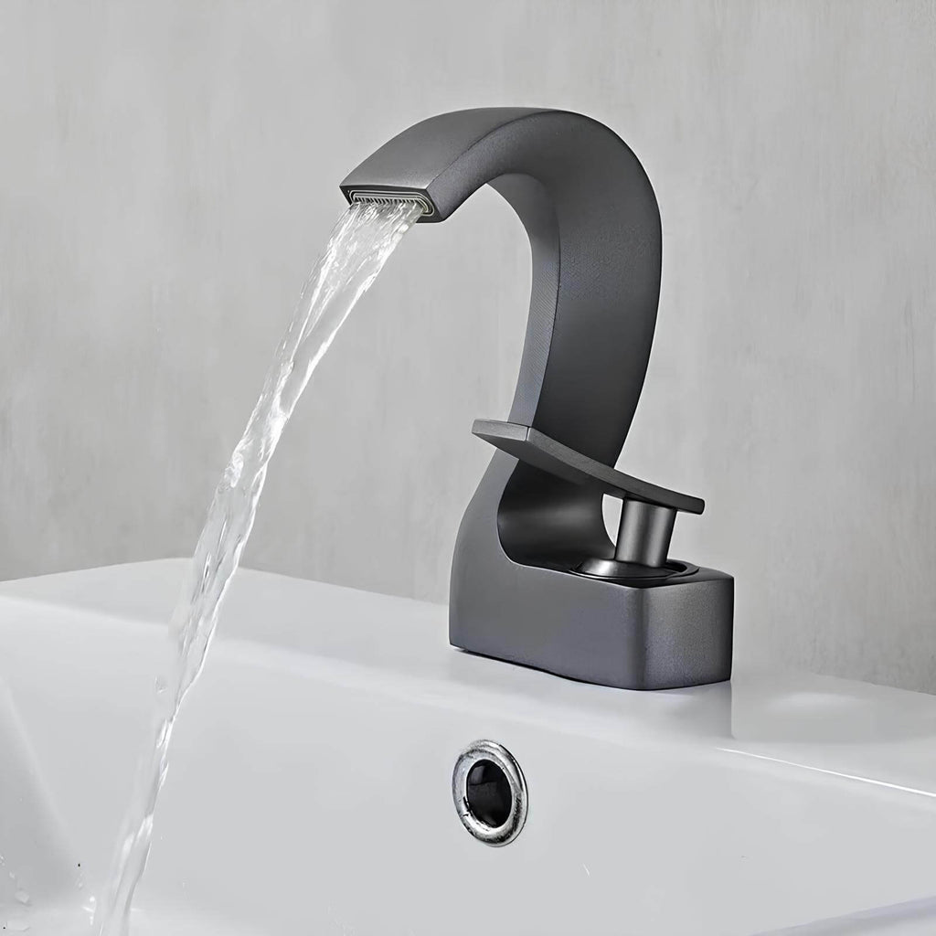 Robinet mitigeur cascade laiton massif salle de bain