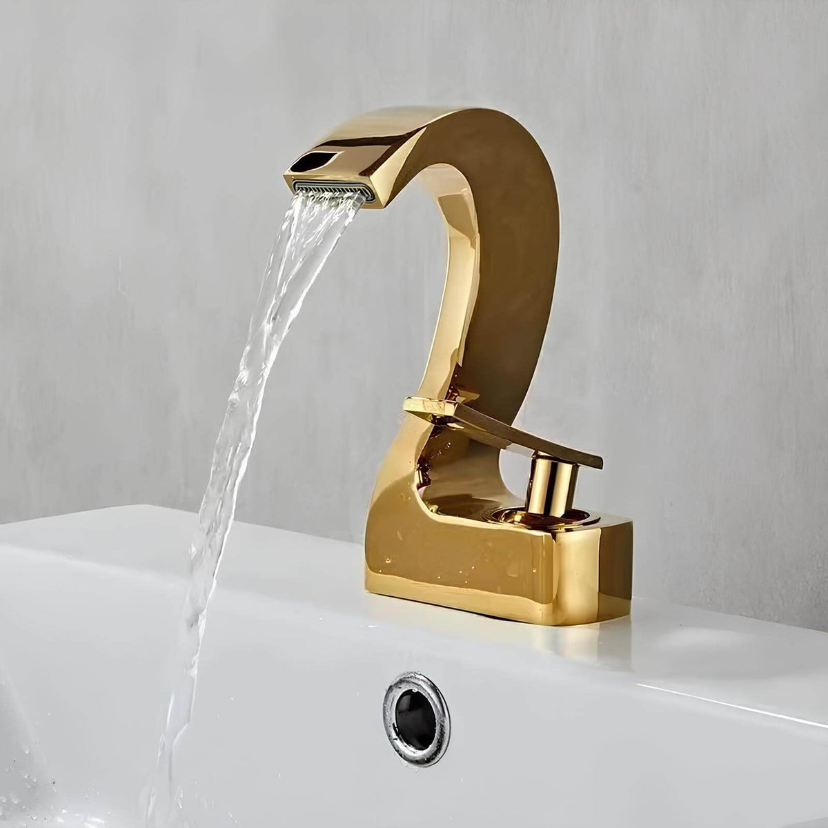 Robinet mitigeur cascade laiton massif salle de bain