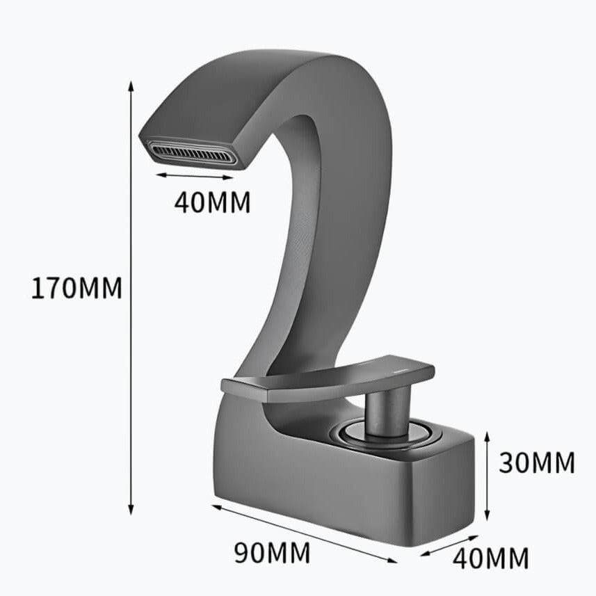 Robinet mitigeur cascade laiton massif salle de bain