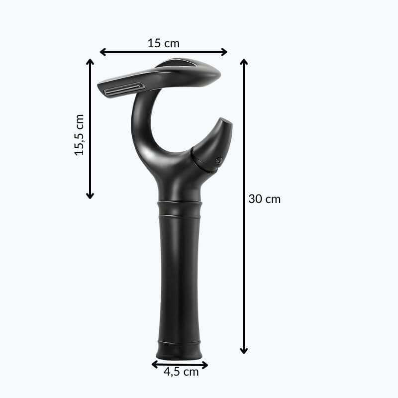 Robinet cascade vasque monotrou contemporain