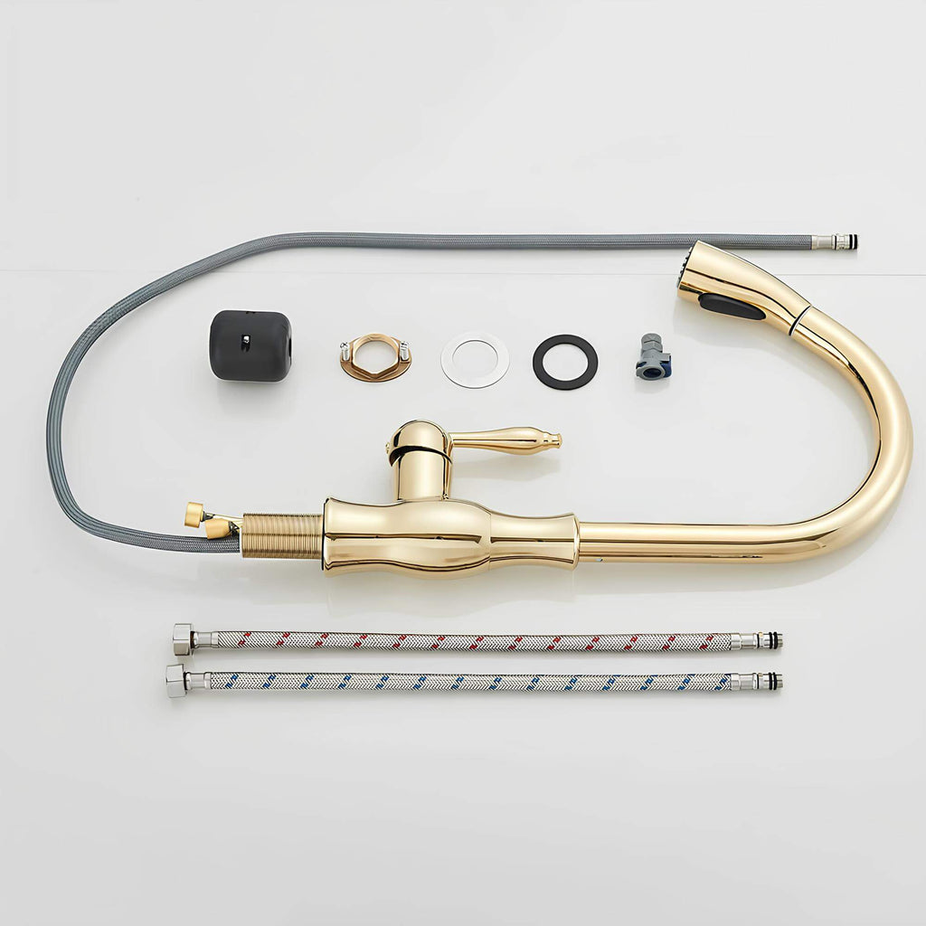 Robinet cuisine avec douchette extractible