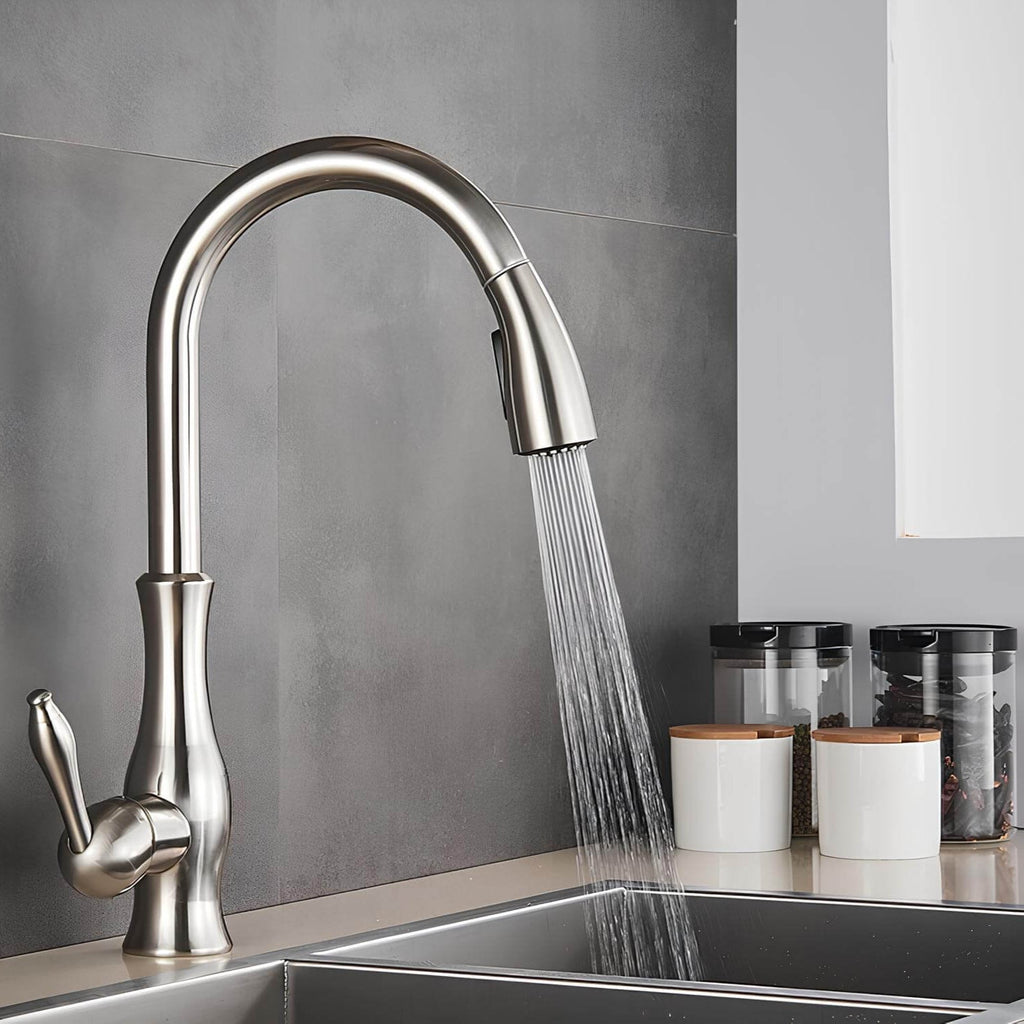 Robinet cuisine avec douchette extractible
