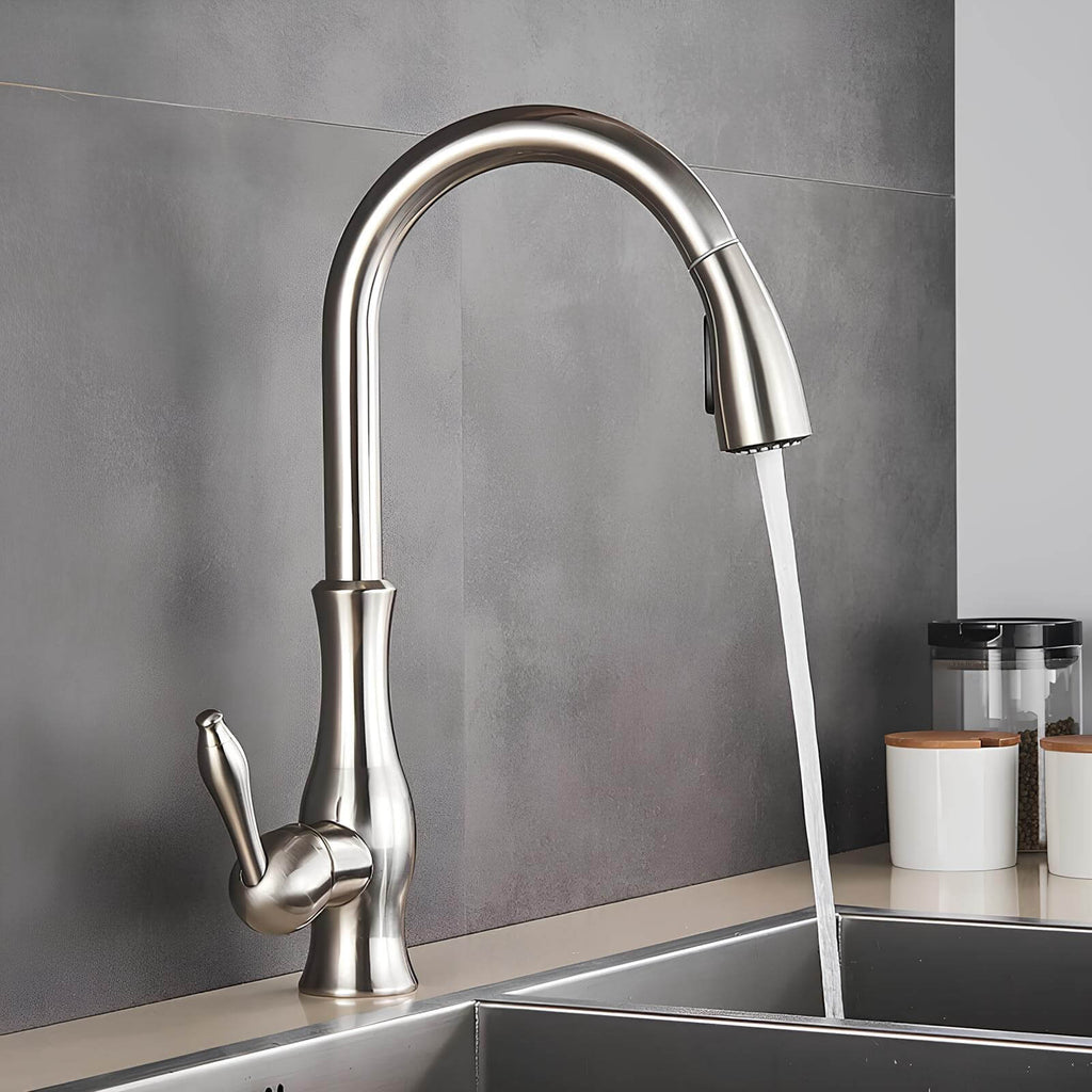 Robinet cuisine avec douchette extractible