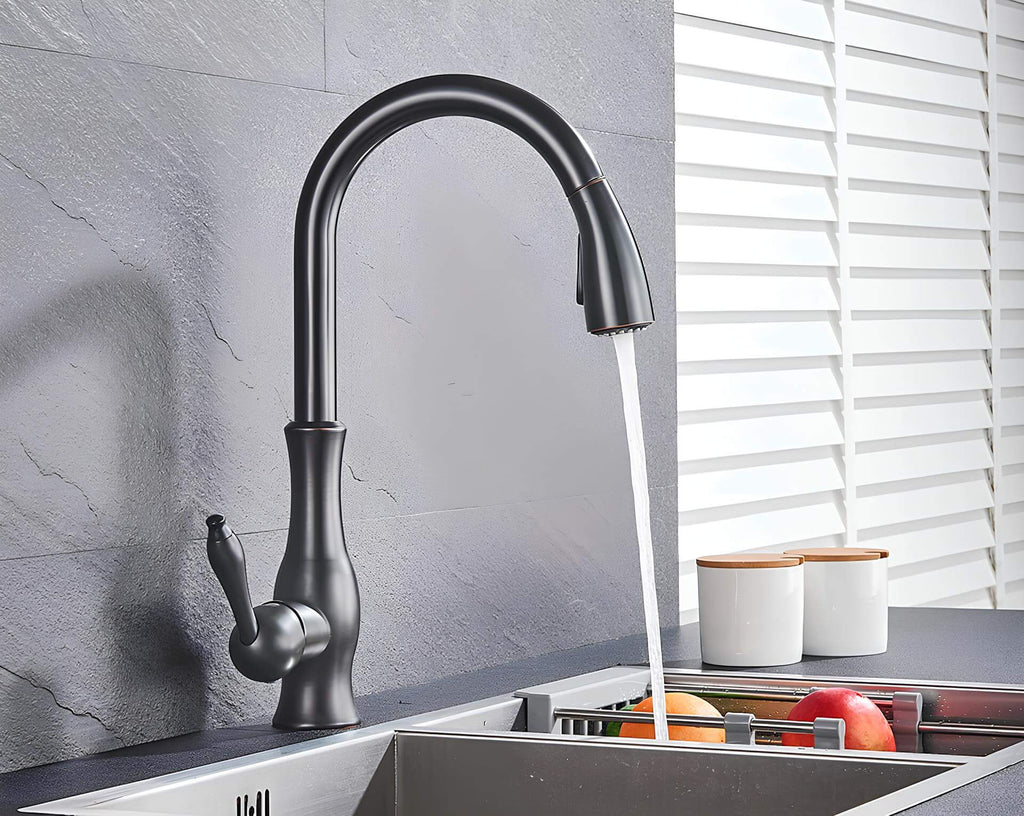 Robinet cuisine avec douchette extractible