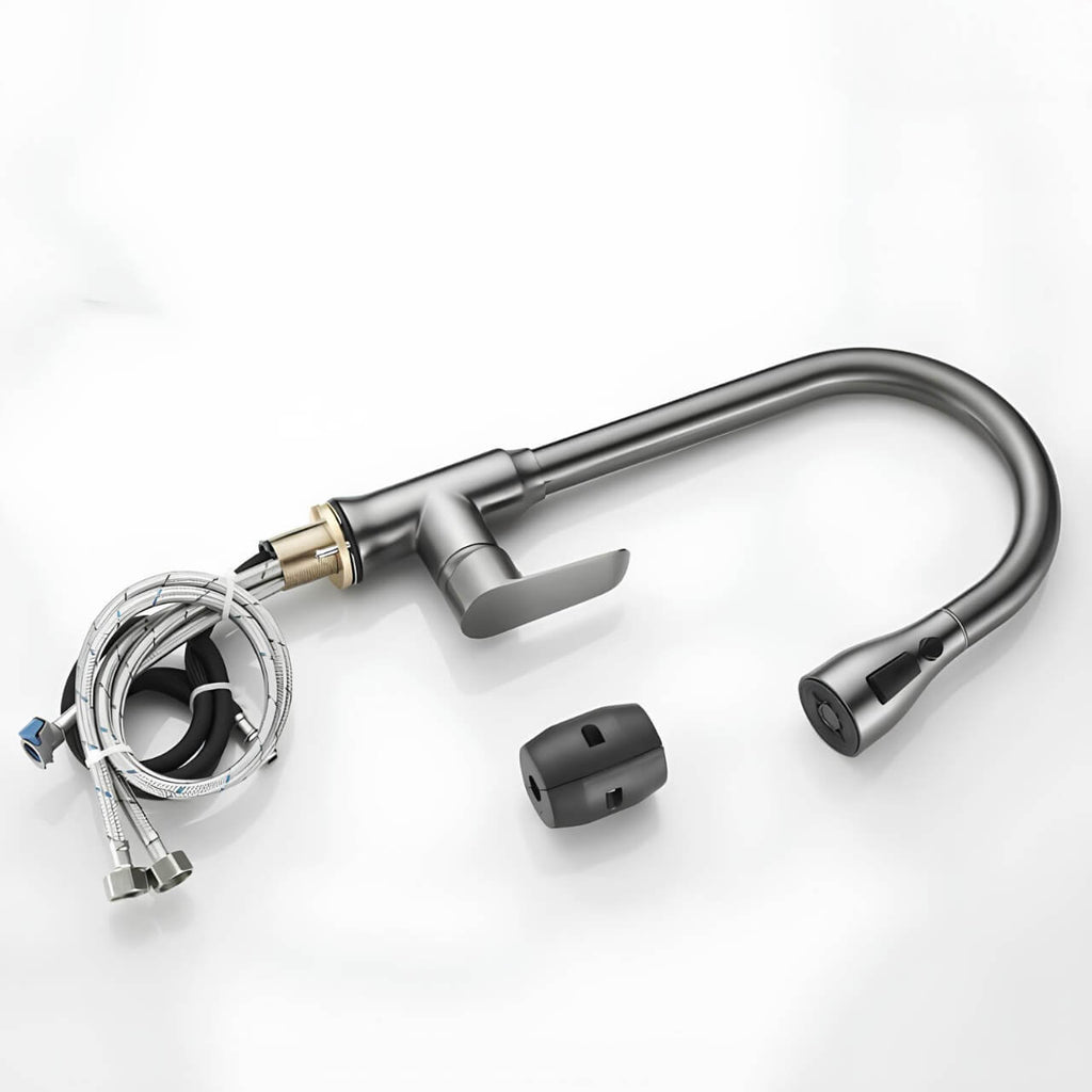 Robinet cuisine extractible bec rétractable