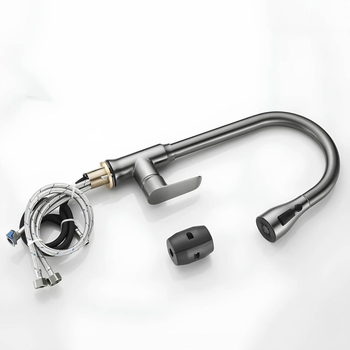 Robinet cuisine extractible bec rétractable