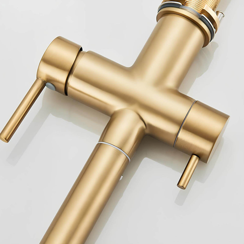 Robinet cuisine filtration 3 en 1 avec douchette