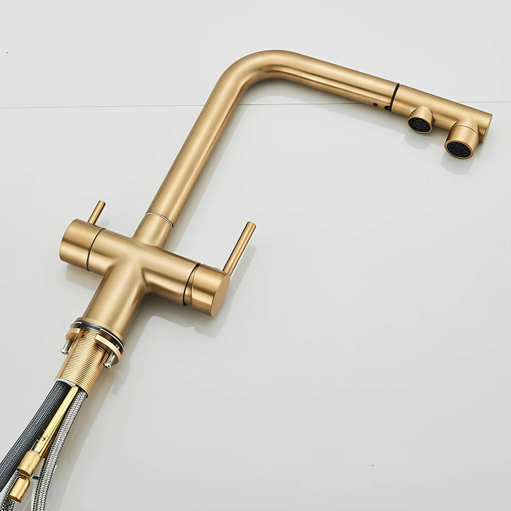 Robinet cuisine filtration 3 en 1 avec douchette