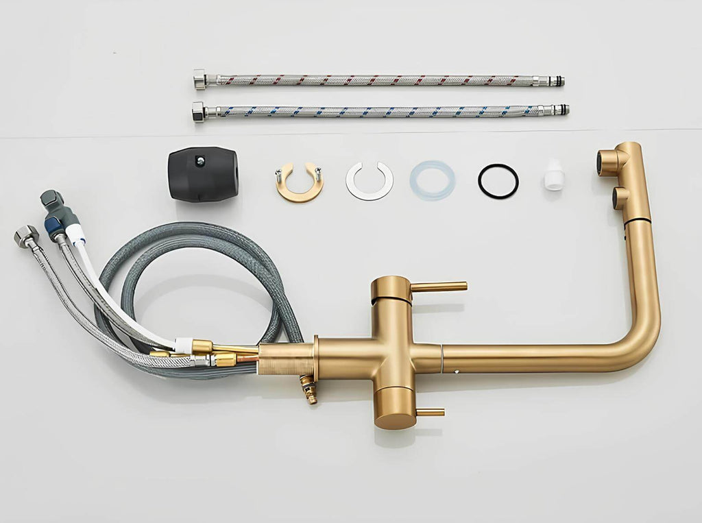 Robinet cuisine filtration 3 en 1 avec douchette