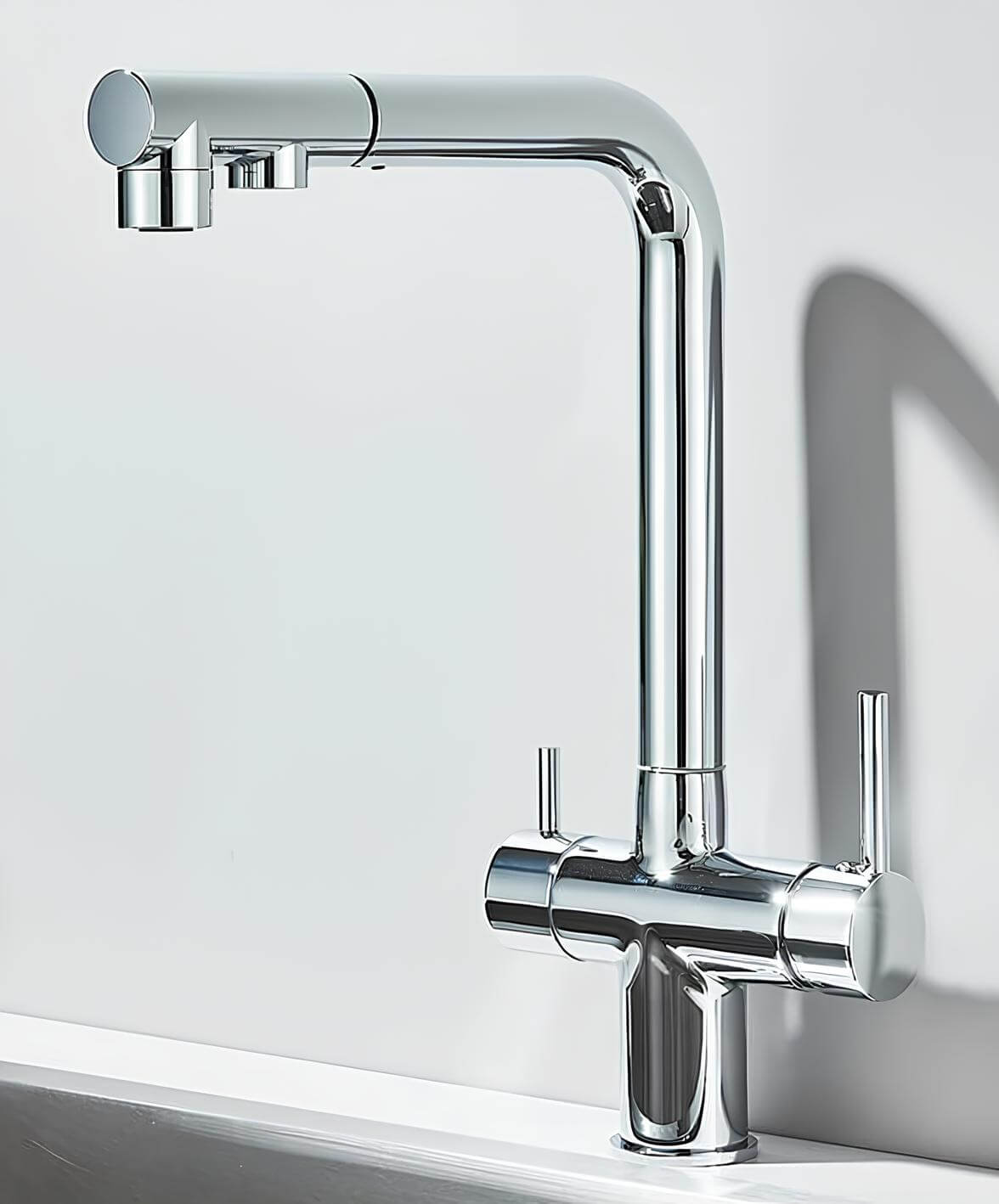 Robinet cuisine filtration 3 en 1 avec douchette