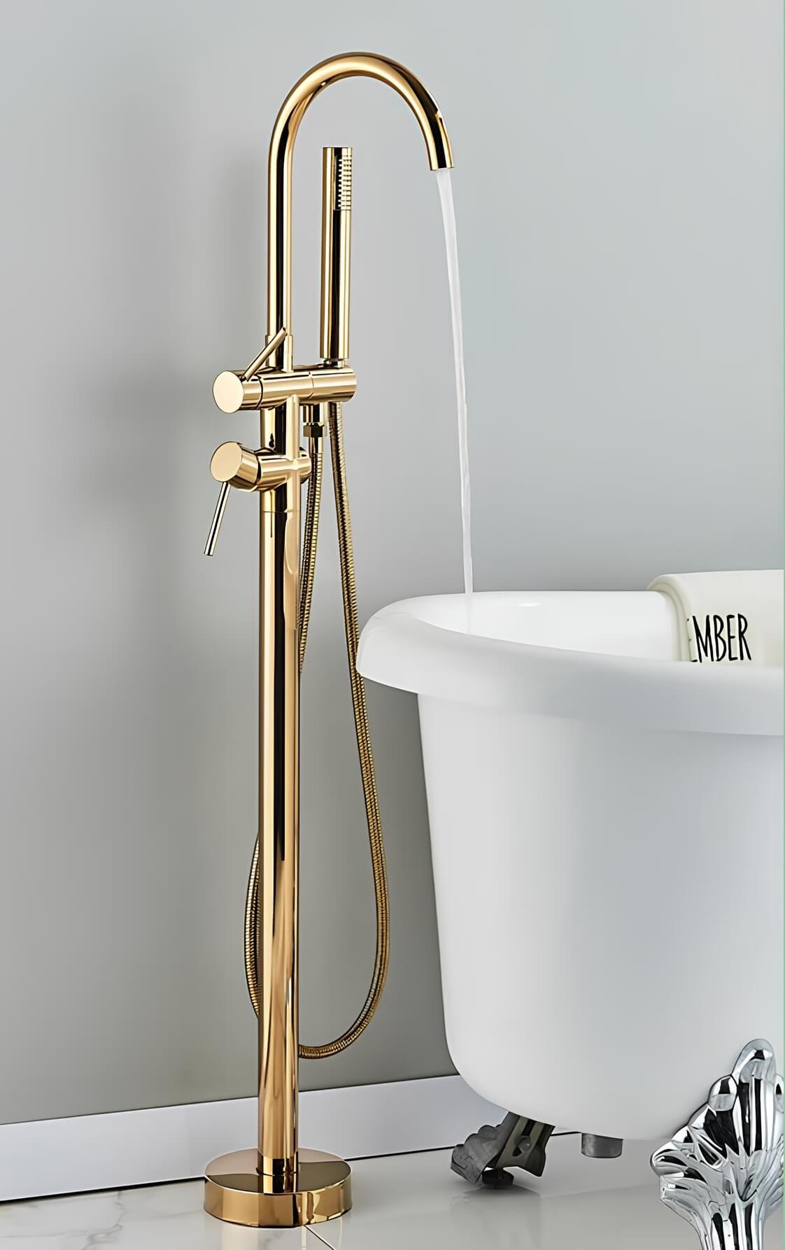 Colonne de baignoire sur pied design contemporain