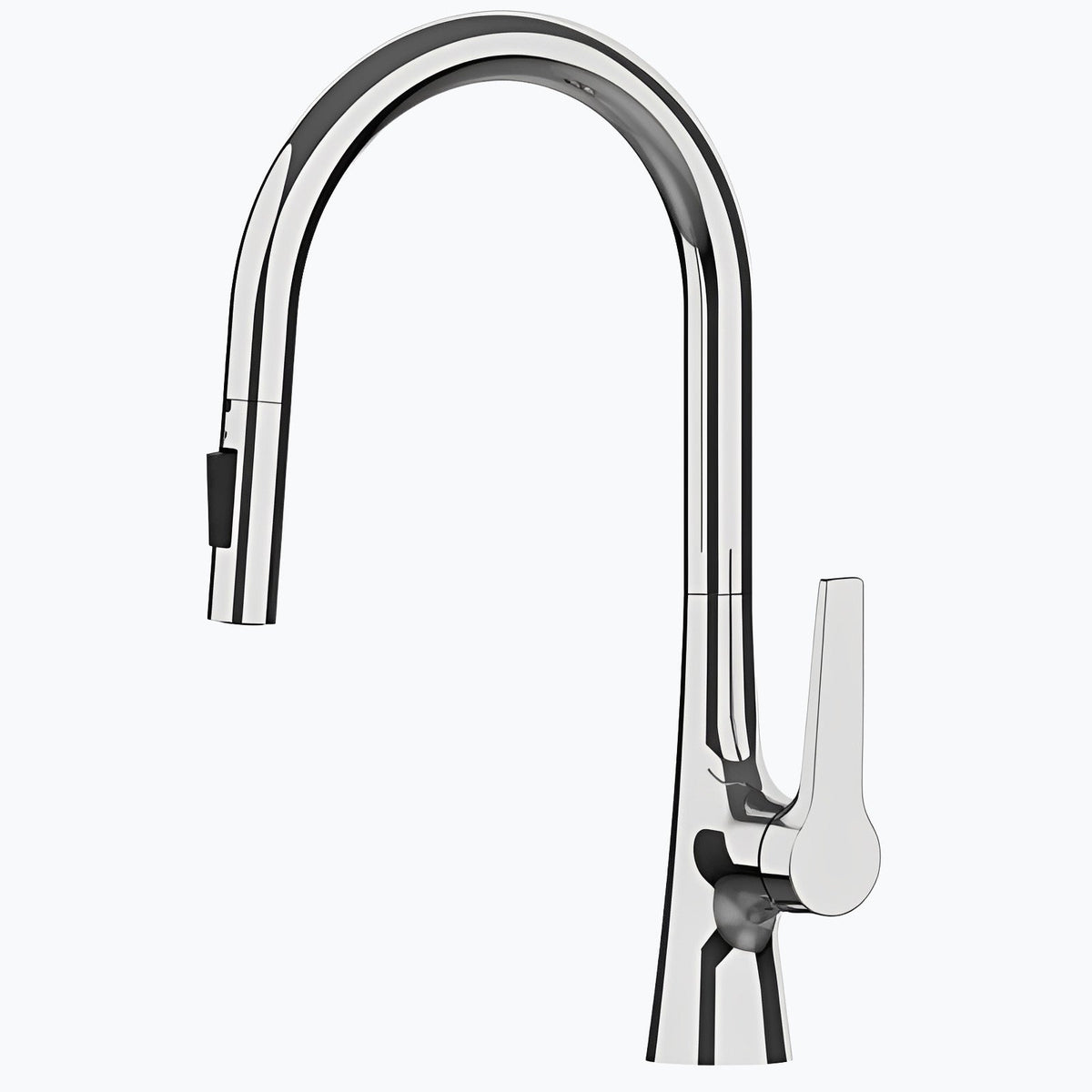 Robinet de cuisine extractible deux jets rotatif