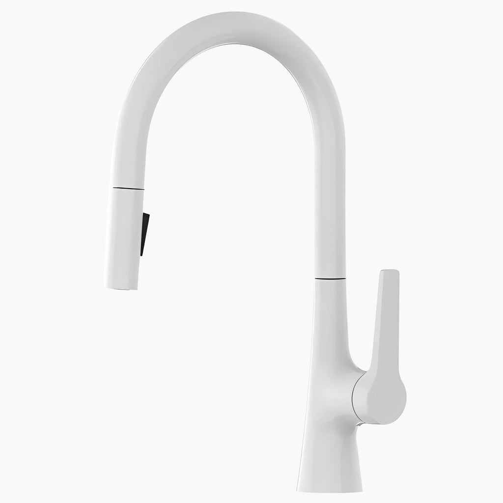 Robinet de cuisine extractible deux jets rotatif