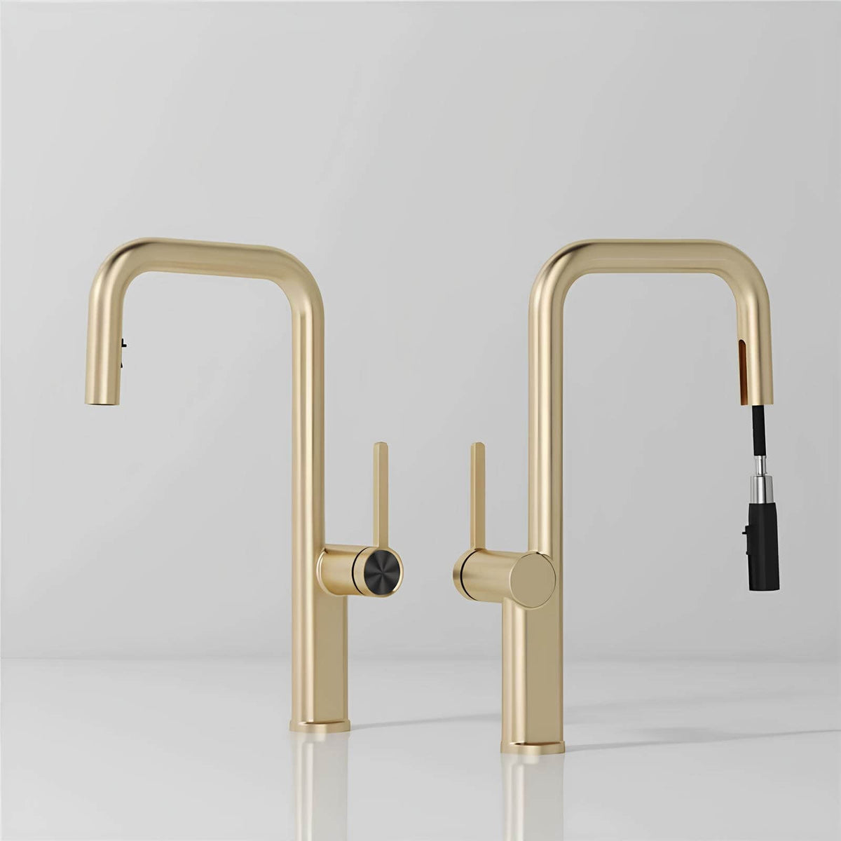 Robinet de cuisine laiton bec extractible rotatif