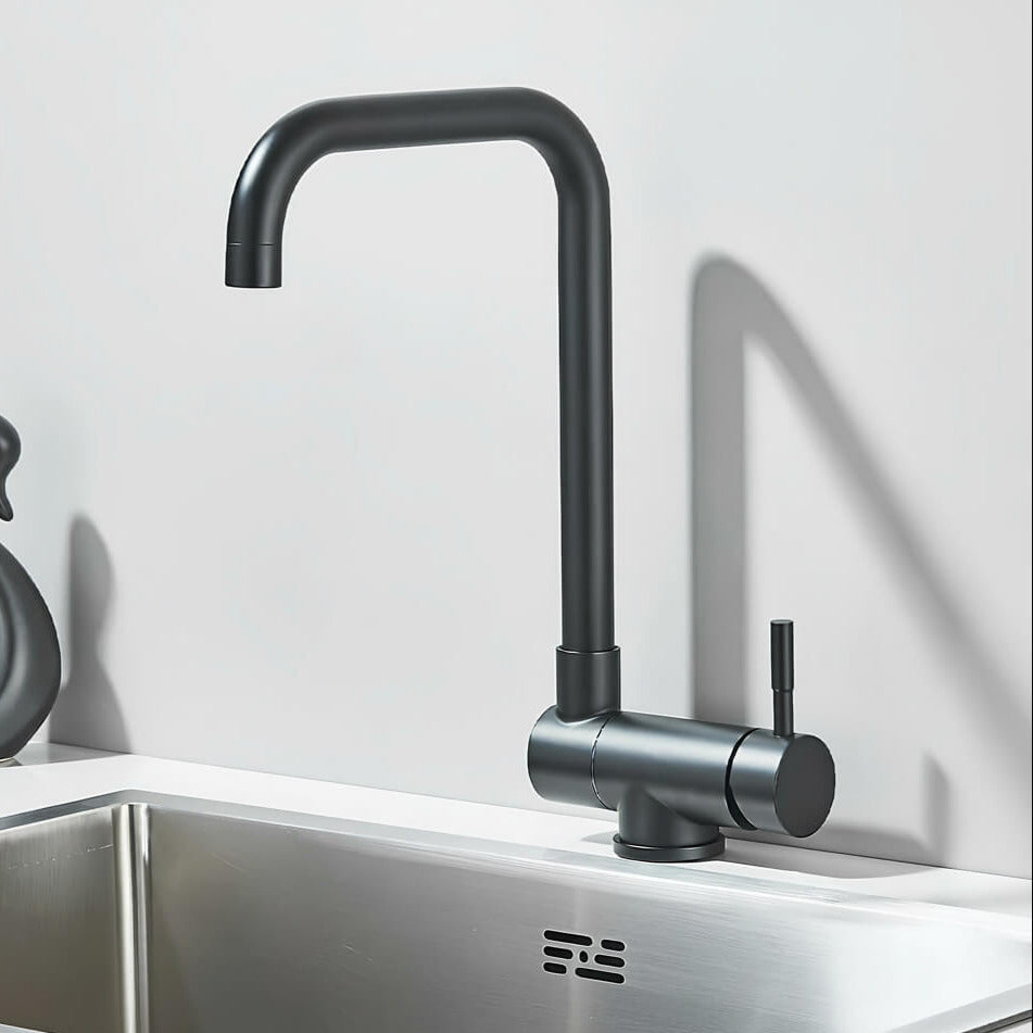Robinet de cuisine rabattable rotatif 360°