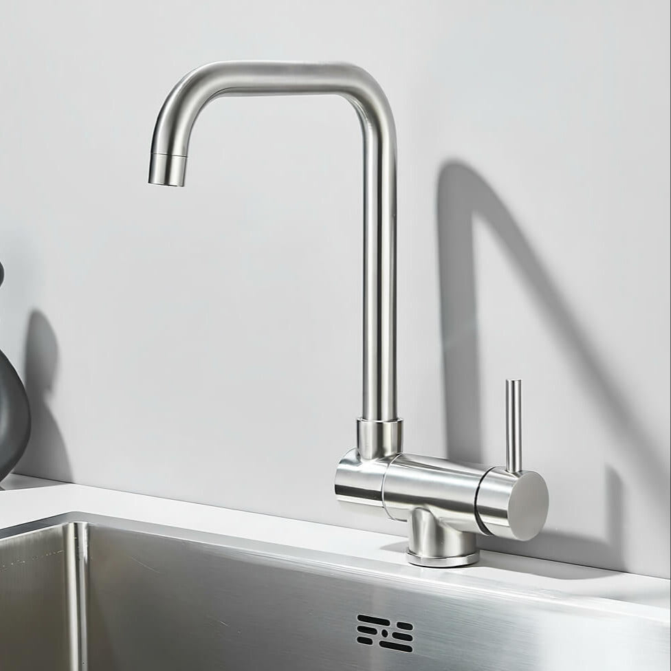 Robinet de cuisine rabattable rotatif 360°