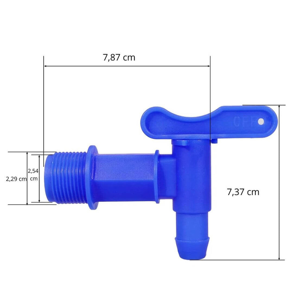 Robinet de cuve de jardin avec raccord rapide