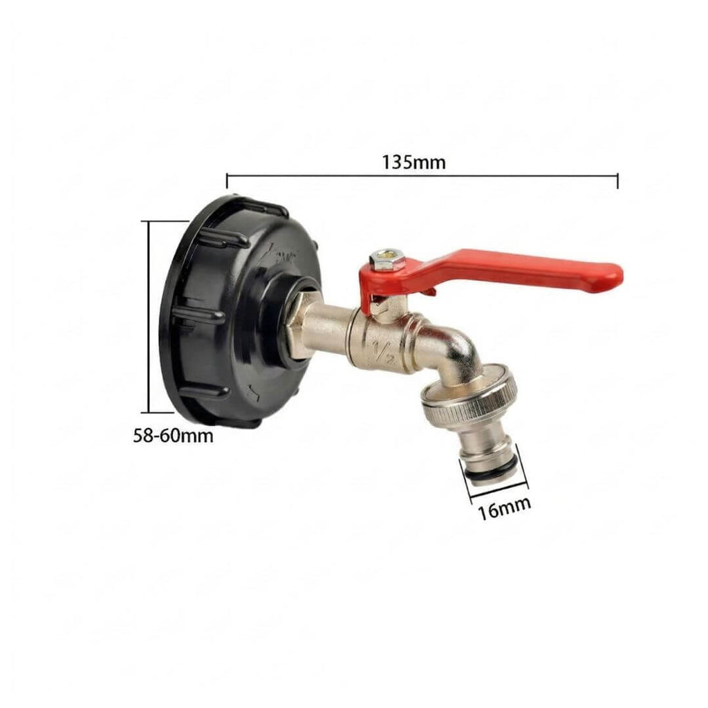 Robinet de cuve extérieure à débit rapide