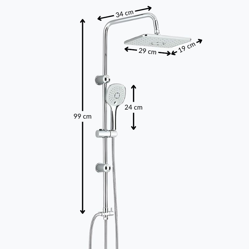 Colonne de douche contemporaine