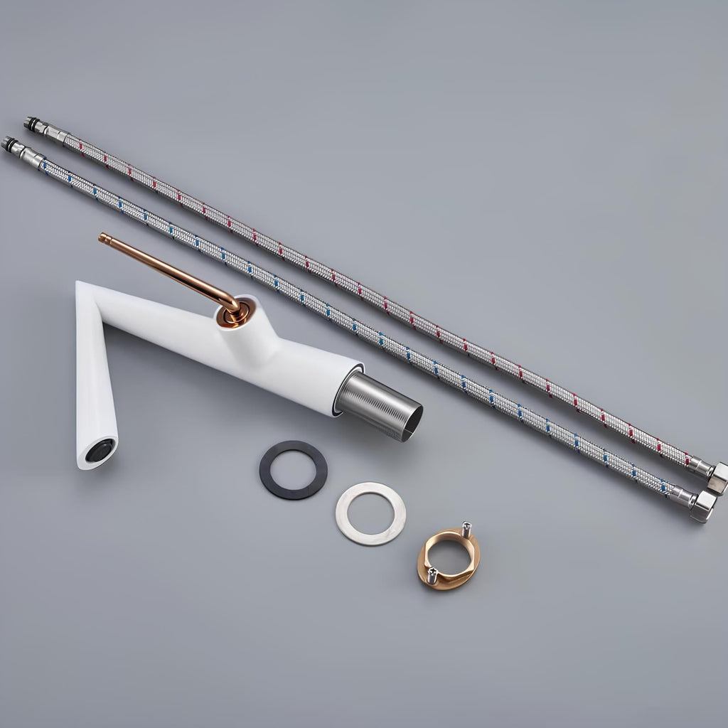 Robinet de lavabo contemporain levier