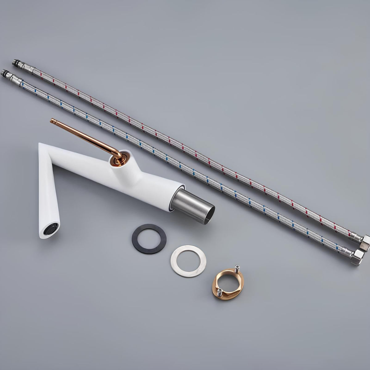 Robinet de lavabo contemporain levier