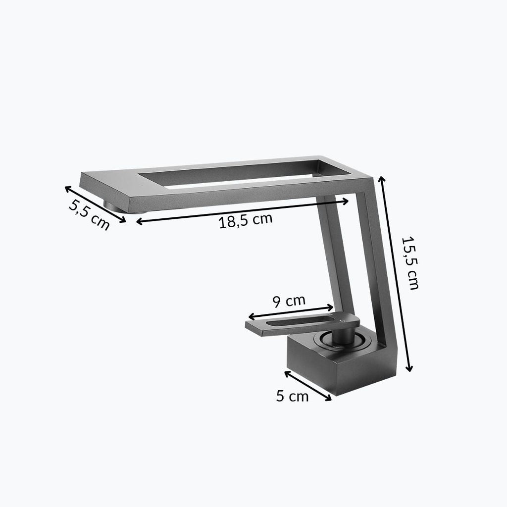 Robinet de lavabo mitigeur contemporain laiton
