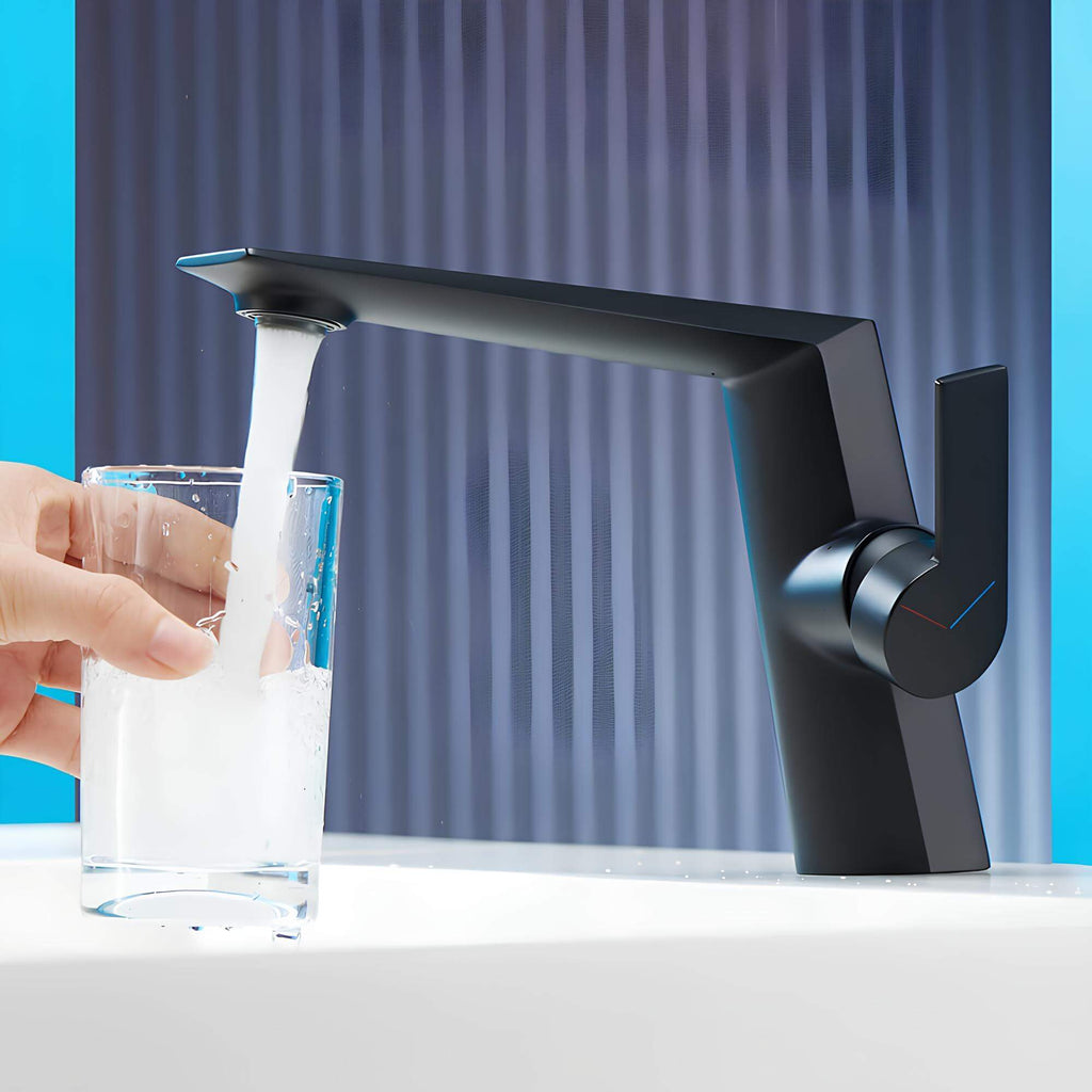 Robinet de lavabo monocommande laiton massif