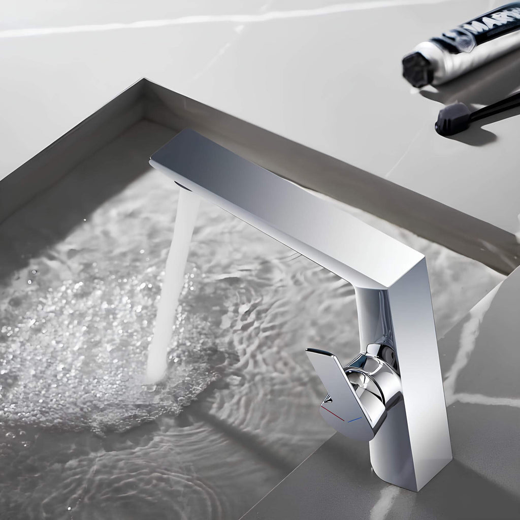 Robinet de lavabo monocommande laiton massif