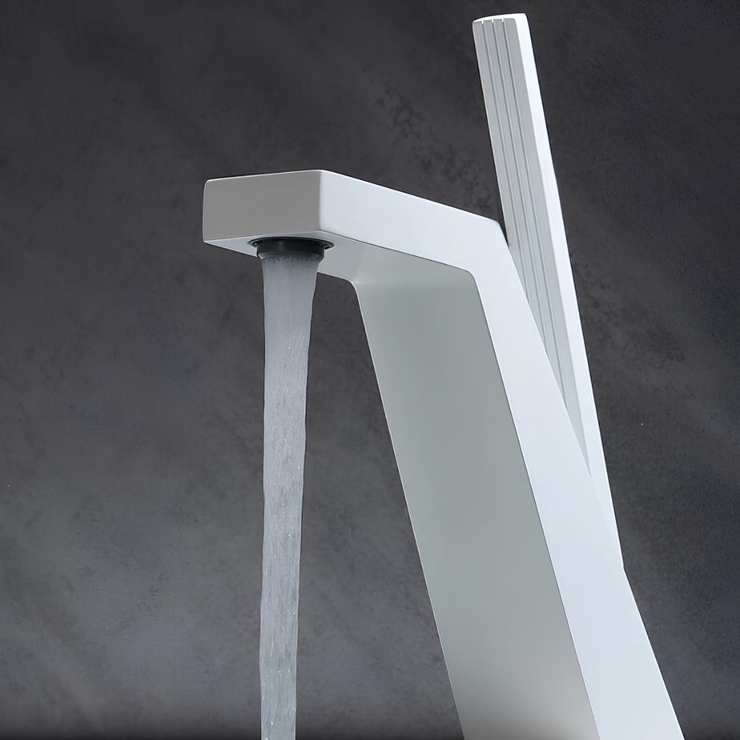 Robinet de lavabo monotrou design minimaliste
