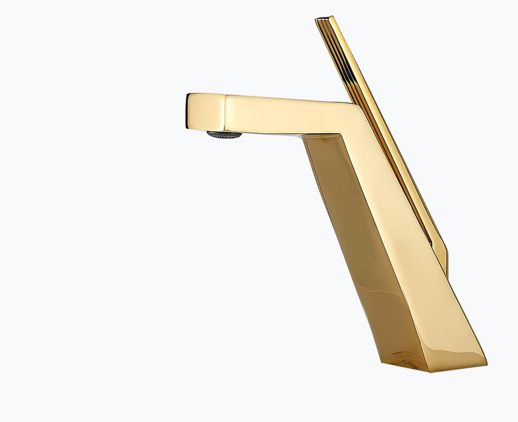 Robinet de lavabo monotrou design minimaliste