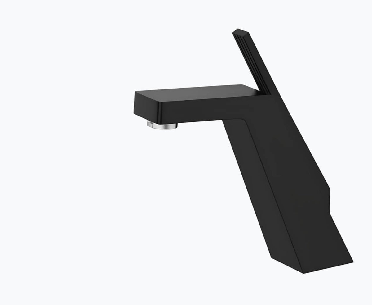 Robinet de lavabo monotrou design minimaliste
