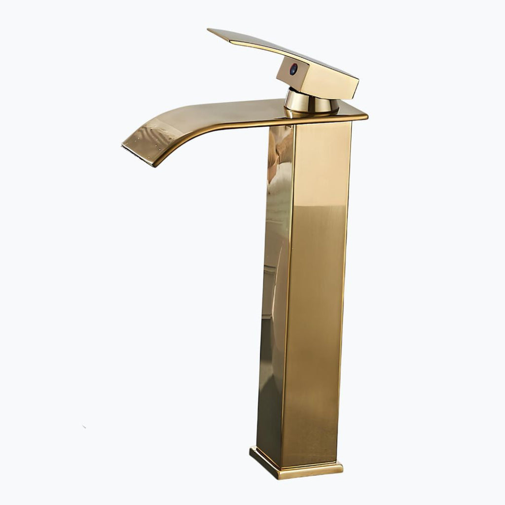Robinet de vasque bec cascade design moderne