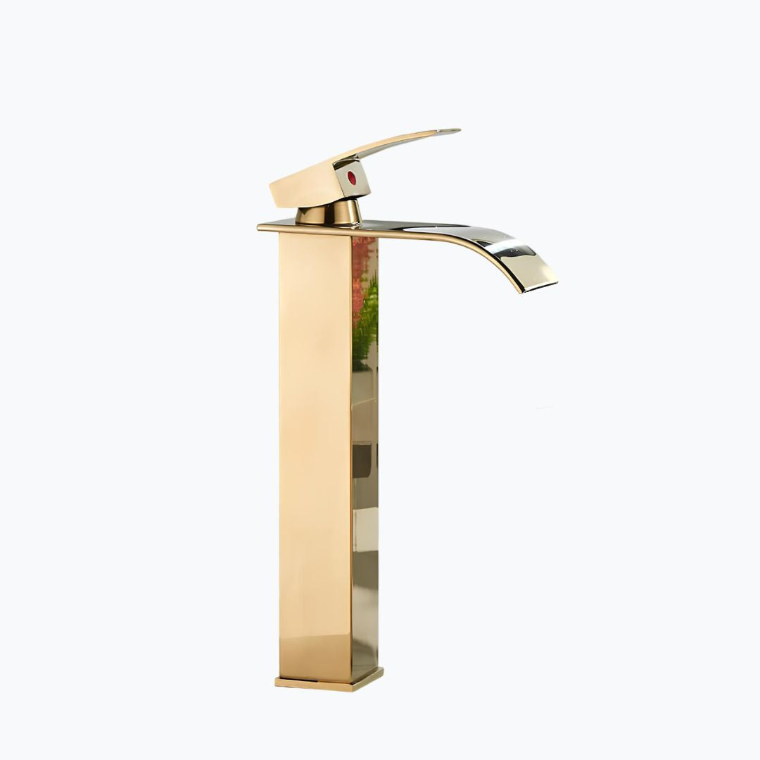 Robinet de vasque bec cascade design moderne