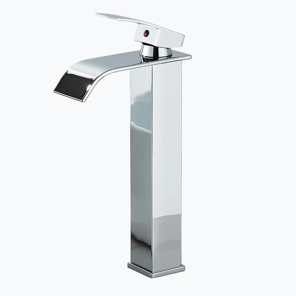 Robinet de vasque bec cascade design moderne