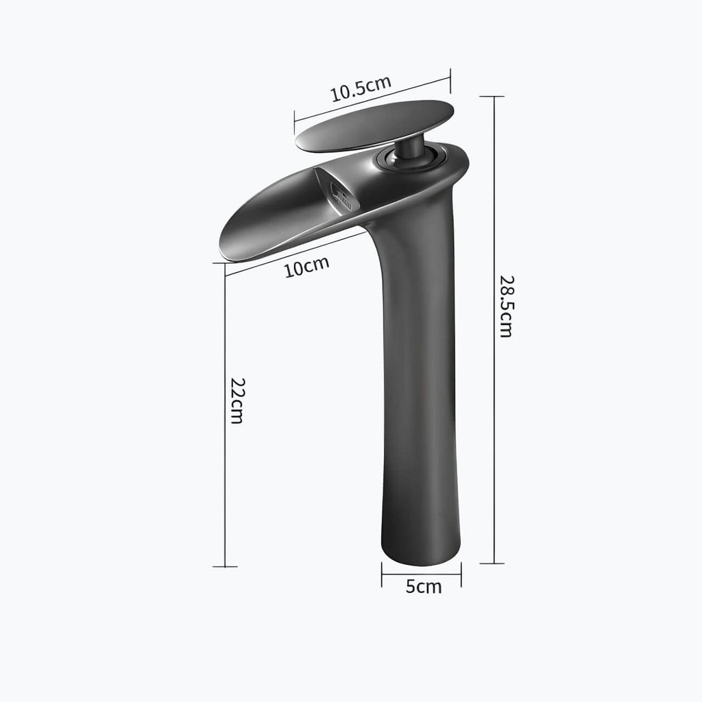 Robinet de vasque cascade monocommande moderne