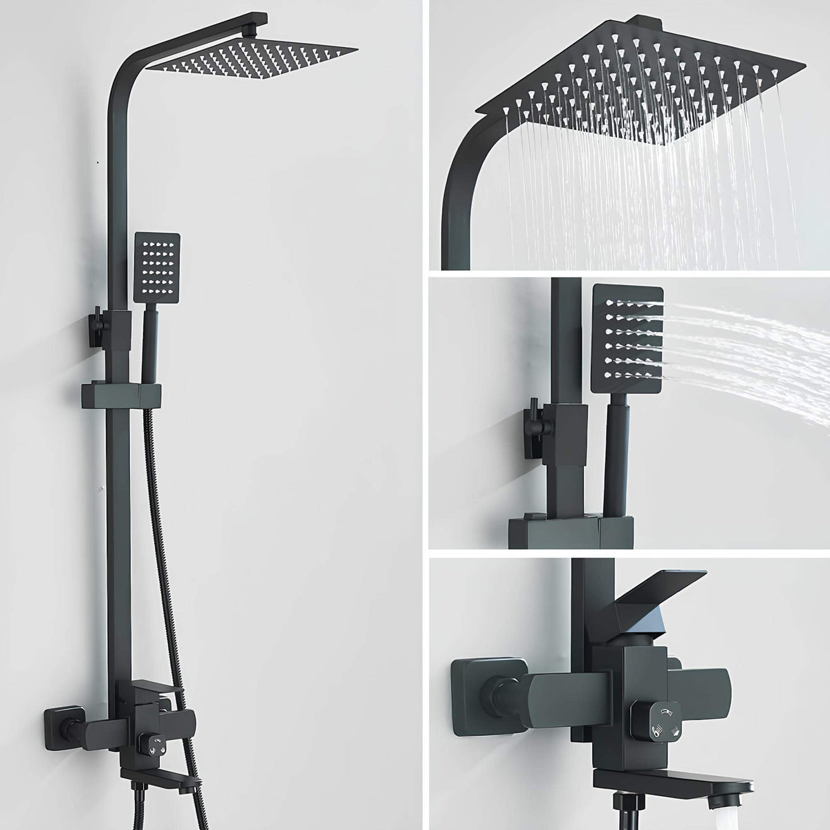Robinet douche 3 en 1 avec douchette et bec pivotant
