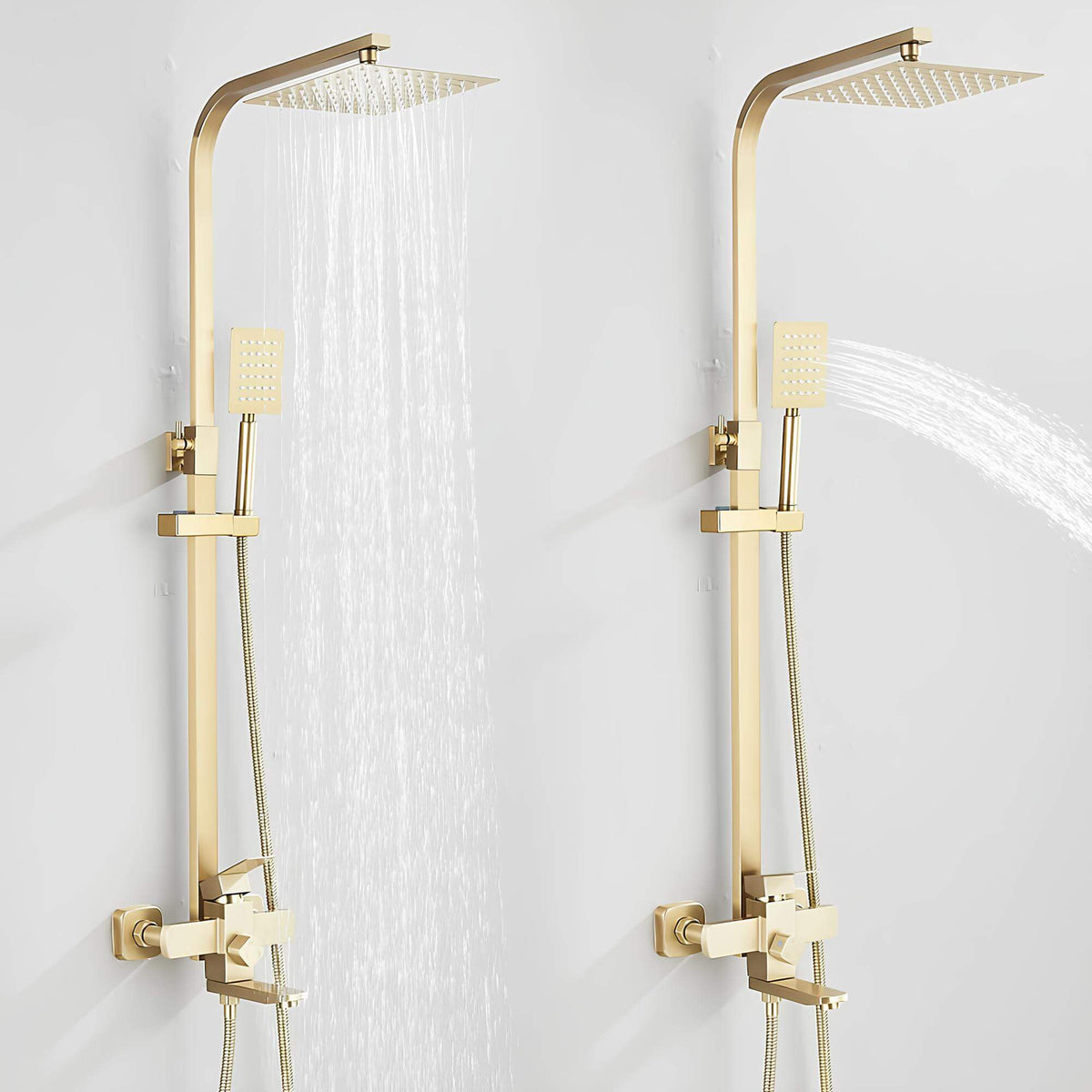 Robinet douche 3 en 1 avec douchette et bec pivotant