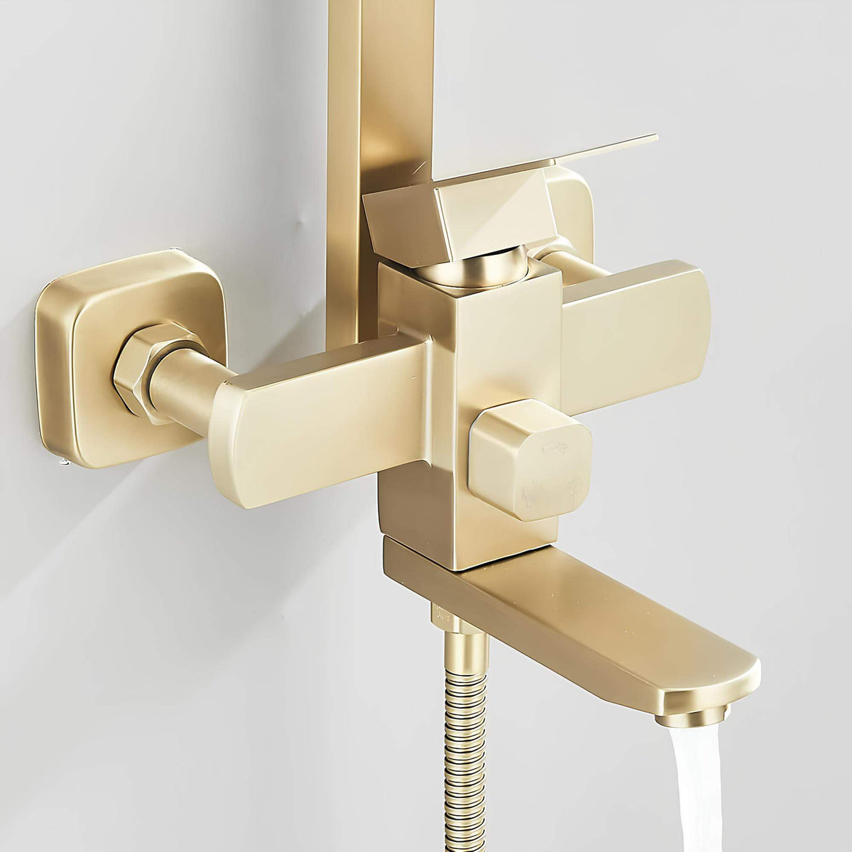 Robinet douche 3 en 1 avec douchette et bec pivotant