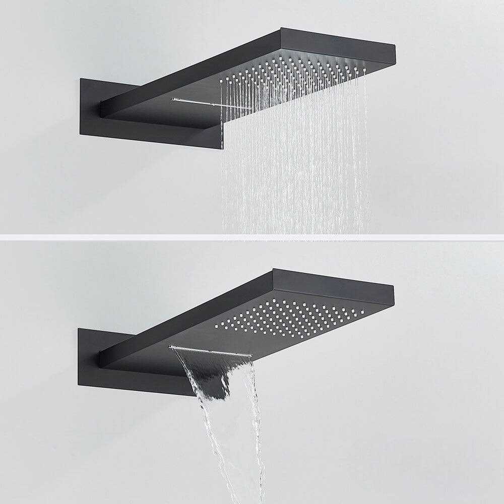 Robinet douche encastré cascade et pluie