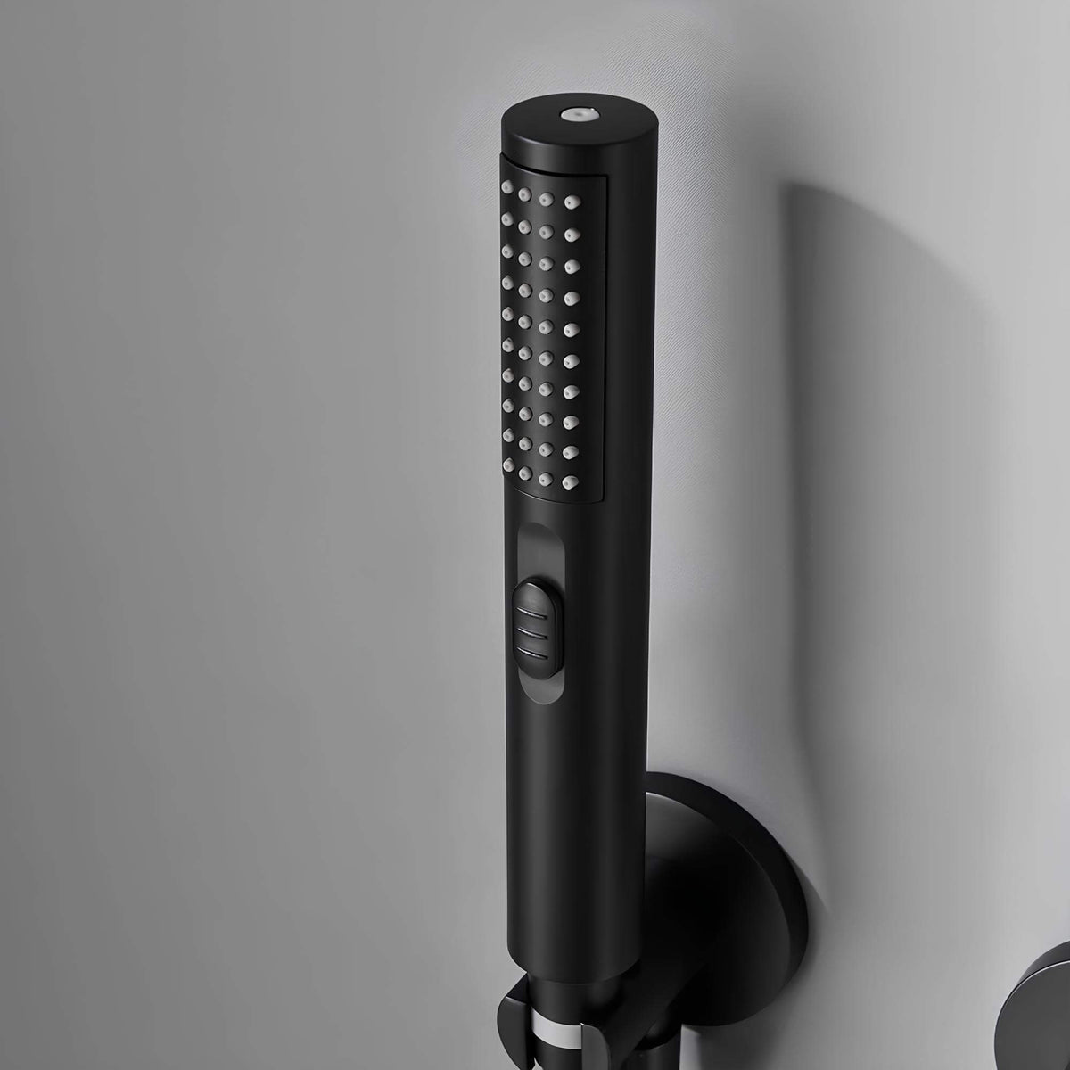 Robinet douche mural noir mat haute pression