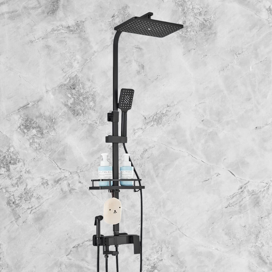 Robinet douche thermostatique digital 4 fonctions