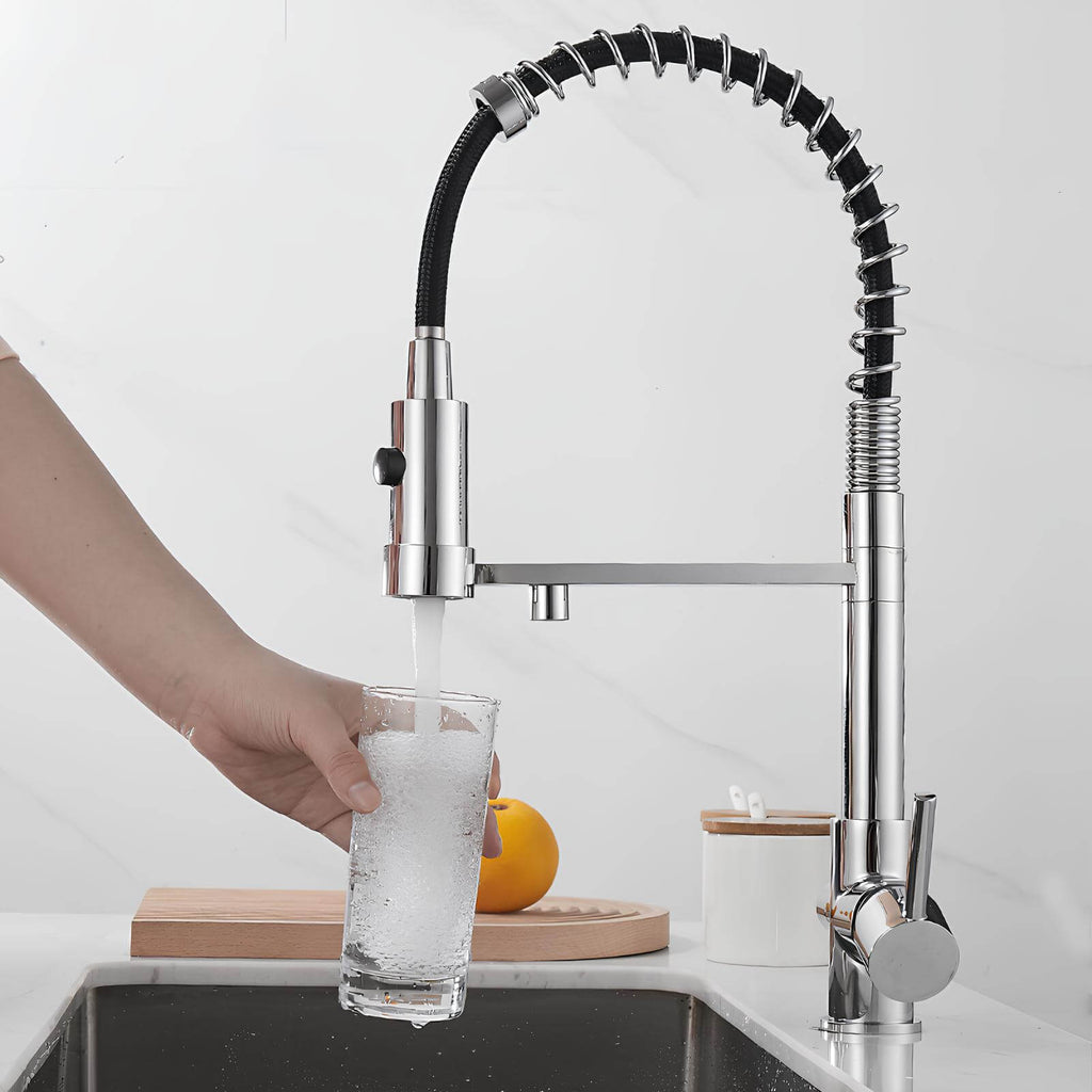 Robinet cuisine douchette eau filtrée