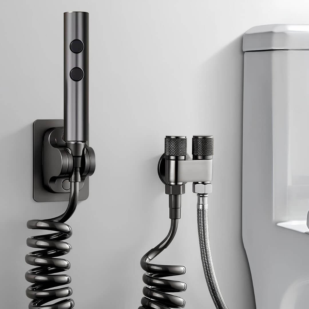 Robinet douchette WC double jet doux puissant