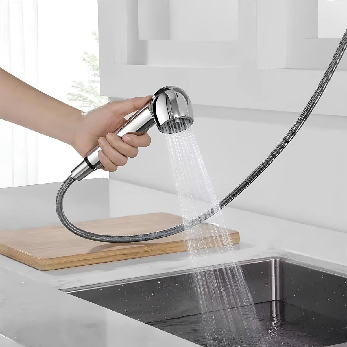 Robinet évier avec douchette extractible